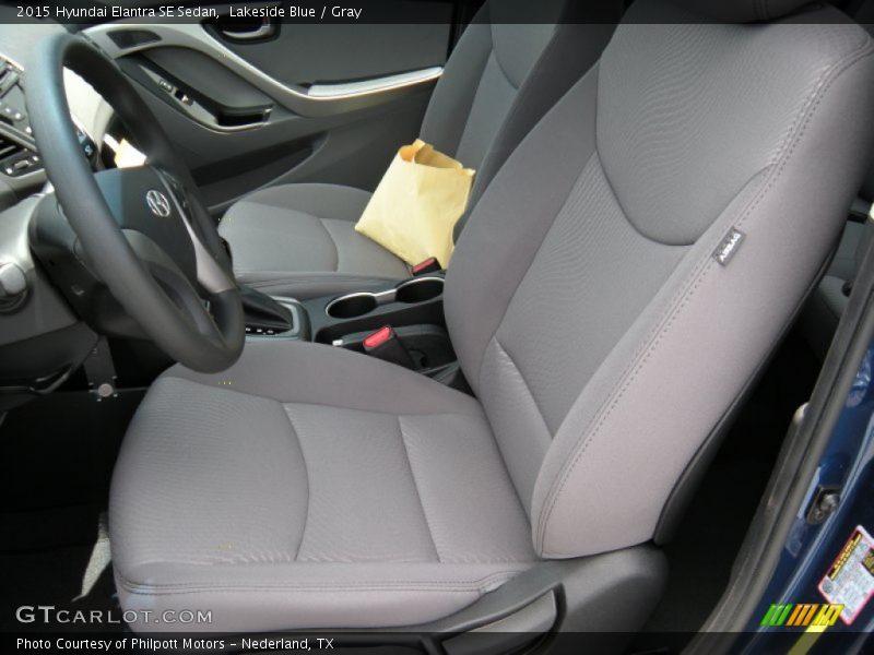 Lakeside Blue / Gray 2015 Hyundai Elantra SE Sedan