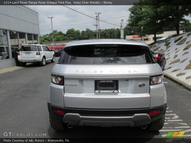 Indus Silver Metallic / Ebony 2014 Land Rover Range Rover Evoque Pure Plus