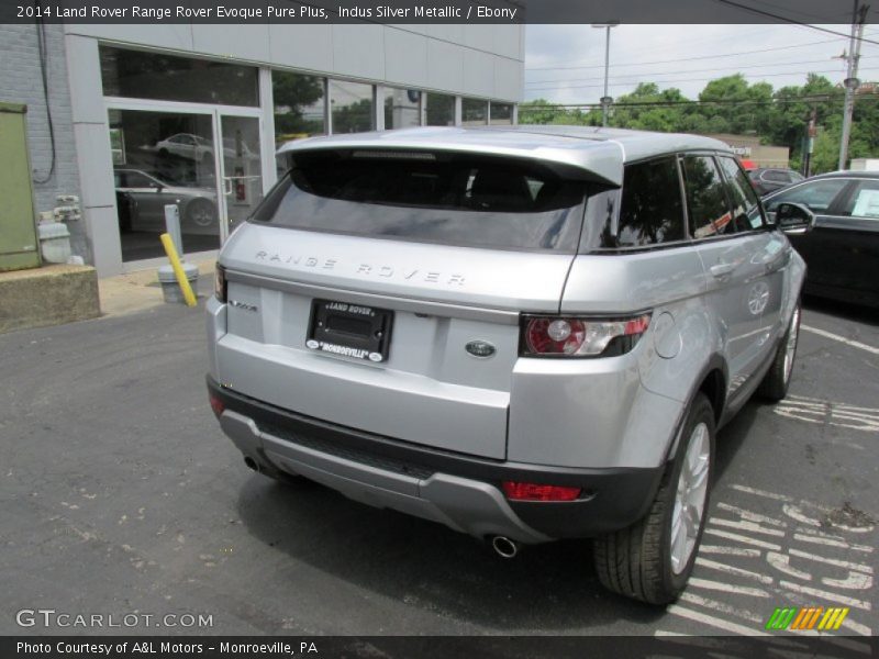 Indus Silver Metallic / Ebony 2014 Land Rover Range Rover Evoque Pure Plus