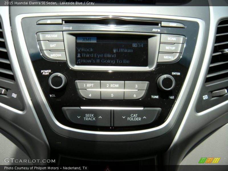 Lakeside Blue / Gray 2015 Hyundai Elantra SE Sedan