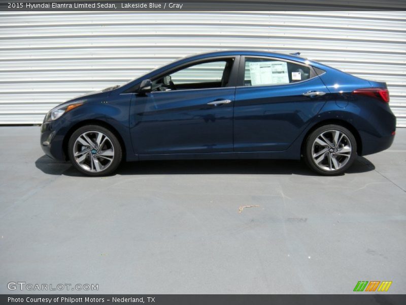  2015 Elantra Limited Sedan Lakeside Blue