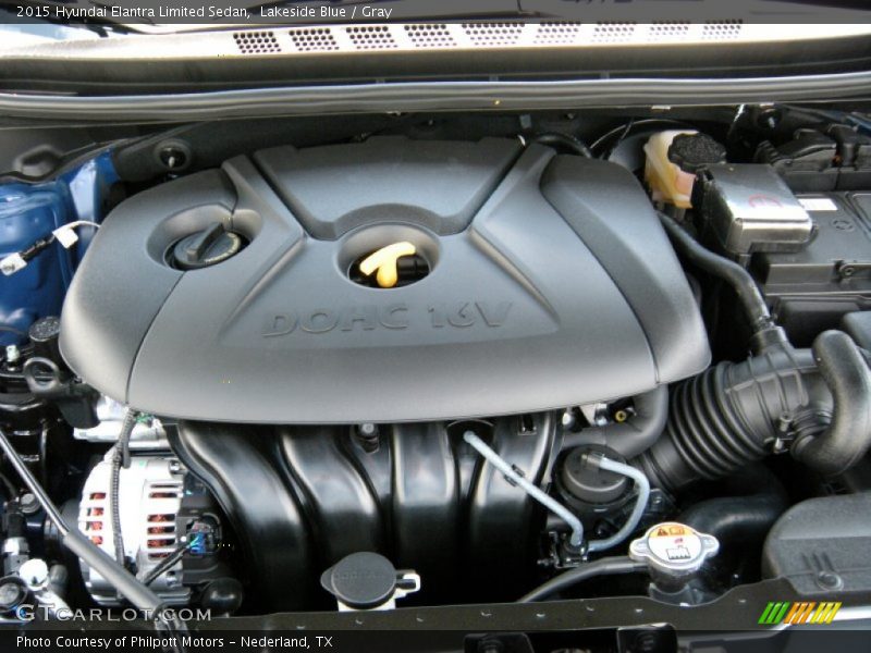  2015 Elantra Limited Sedan Engine - 1.8 Liter DOHC 16-Valve 4 Cylinder