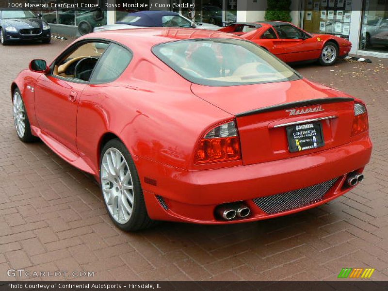 Rosso Mondiale / Cuoio (Saddle) 2006 Maserati GranSport Coupe