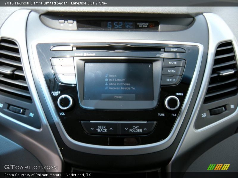 Controls of 2015 Elantra Limited Sedan