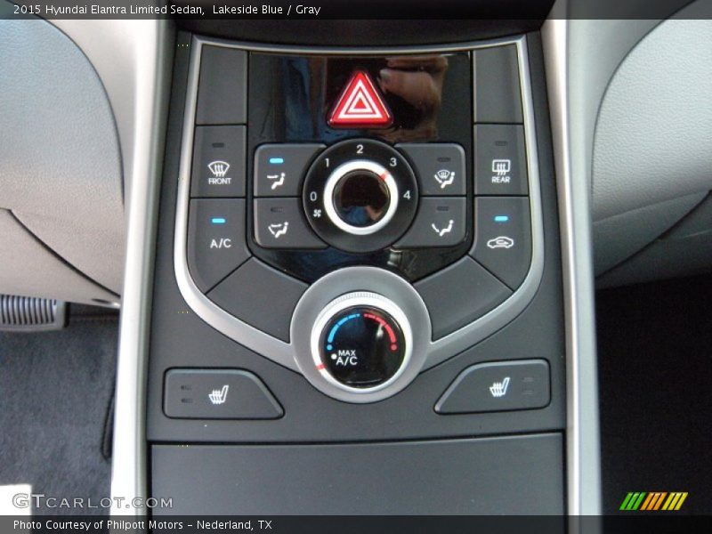 Controls of 2015 Elantra Limited Sedan