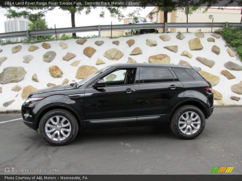  2014 Range Rover Evoque Pure Santorini Black Metallic