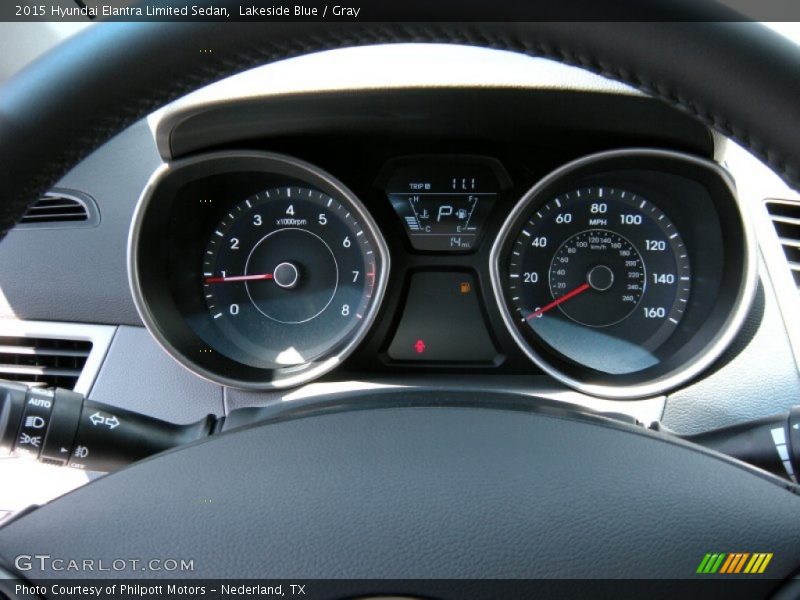  2015 Elantra Limited Sedan Limited Sedan Gauges