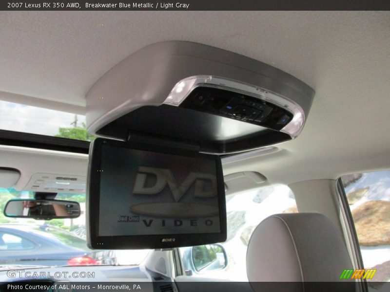 Breakwater Blue Metallic / Light Gray 2007 Lexus RX 350 AWD