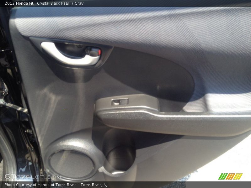Crystal Black Pearl / Gray 2013 Honda Fit