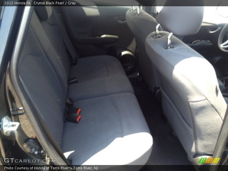 Crystal Black Pearl / Gray 2013 Honda Fit