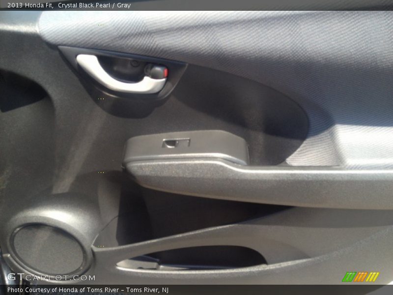 Crystal Black Pearl / Gray 2013 Honda Fit