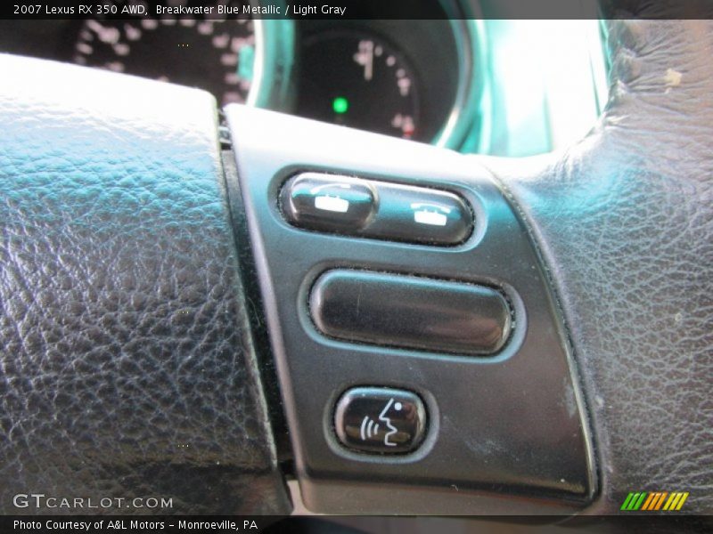 Breakwater Blue Metallic / Light Gray 2007 Lexus RX 350 AWD
