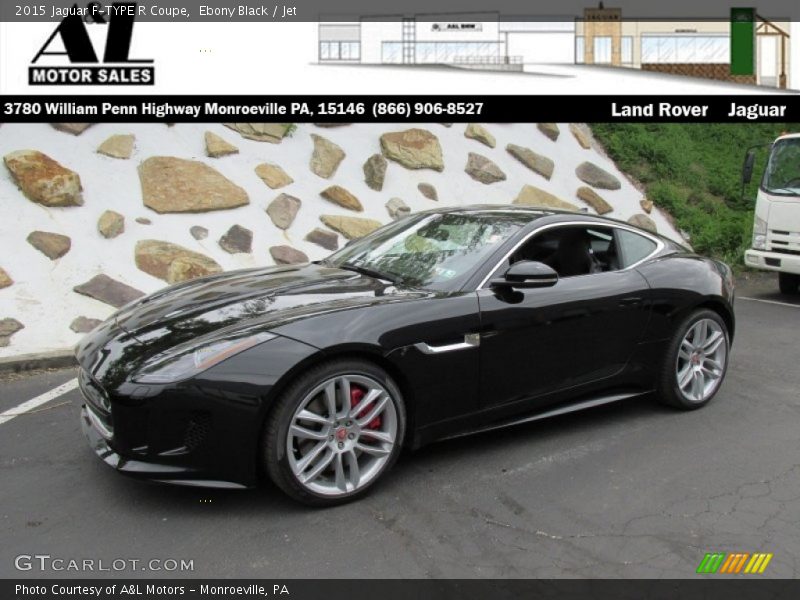 Ebony Black / Jet 2015 Jaguar F-TYPE R Coupe