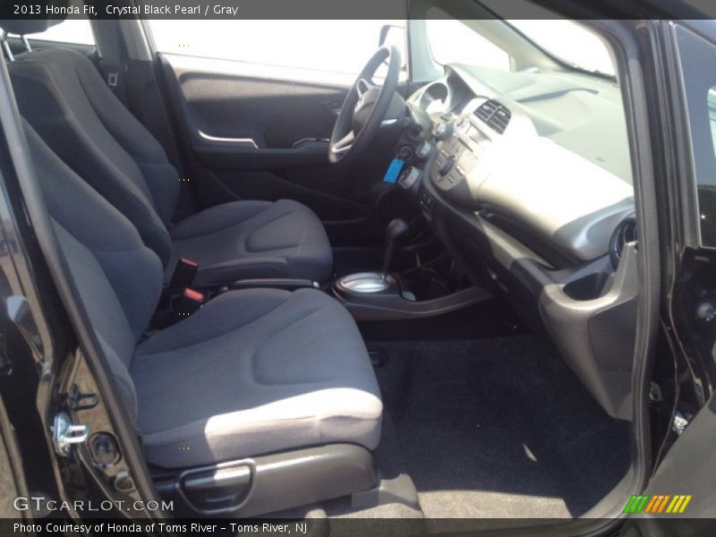 Crystal Black Pearl / Gray 2013 Honda Fit