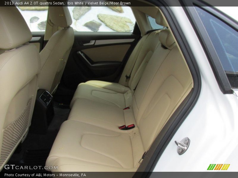 Ibis White / Velvet Beige/Moor Brown 2013 Audi A4 2.0T quattro Sedan