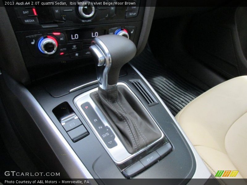 Ibis White / Velvet Beige/Moor Brown 2013 Audi A4 2.0T quattro Sedan