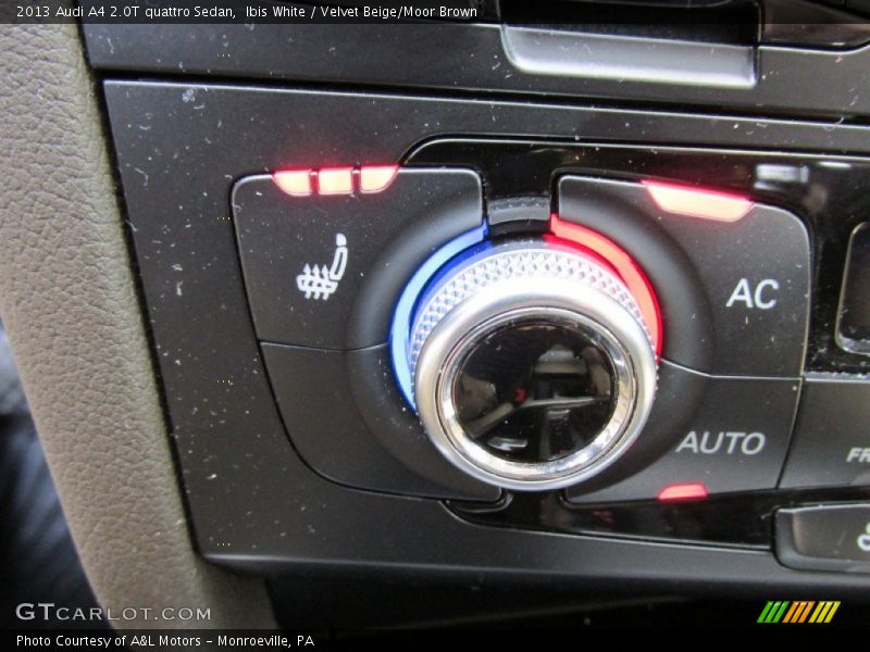 Ibis White / Velvet Beige/Moor Brown 2013 Audi A4 2.0T quattro Sedan