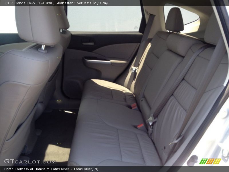 Alabaster Silver Metallic / Gray 2012 Honda CR-V EX-L 4WD