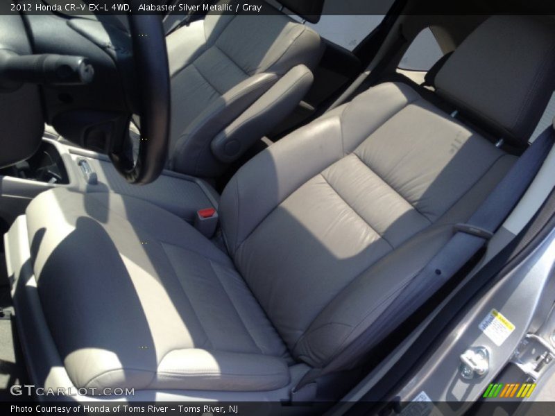 Alabaster Silver Metallic / Gray 2012 Honda CR-V EX-L 4WD