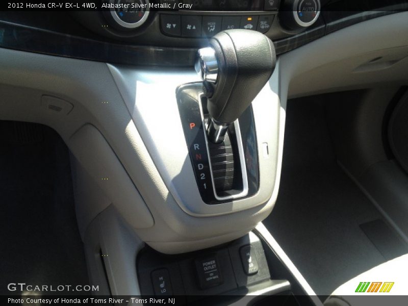 Alabaster Silver Metallic / Gray 2012 Honda CR-V EX-L 4WD