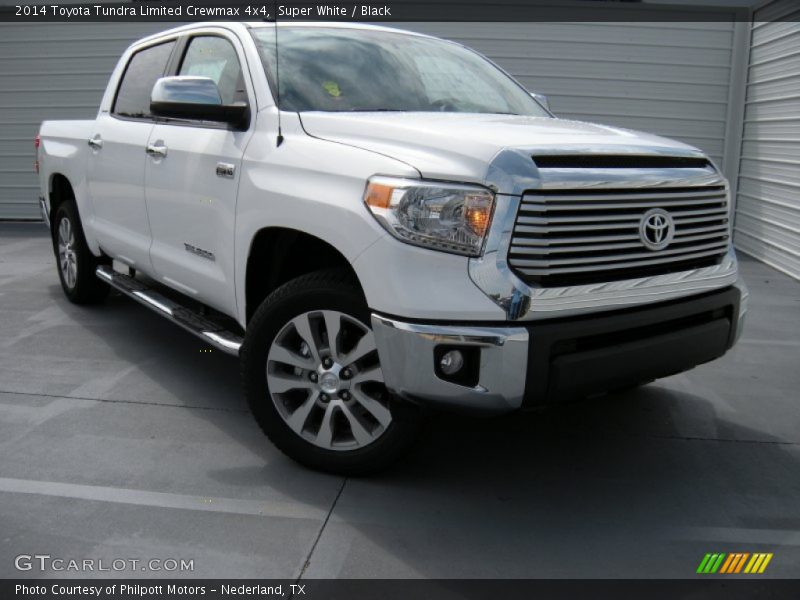 Super White / Black 2014 Toyota Tundra Limited Crewmax 4x4