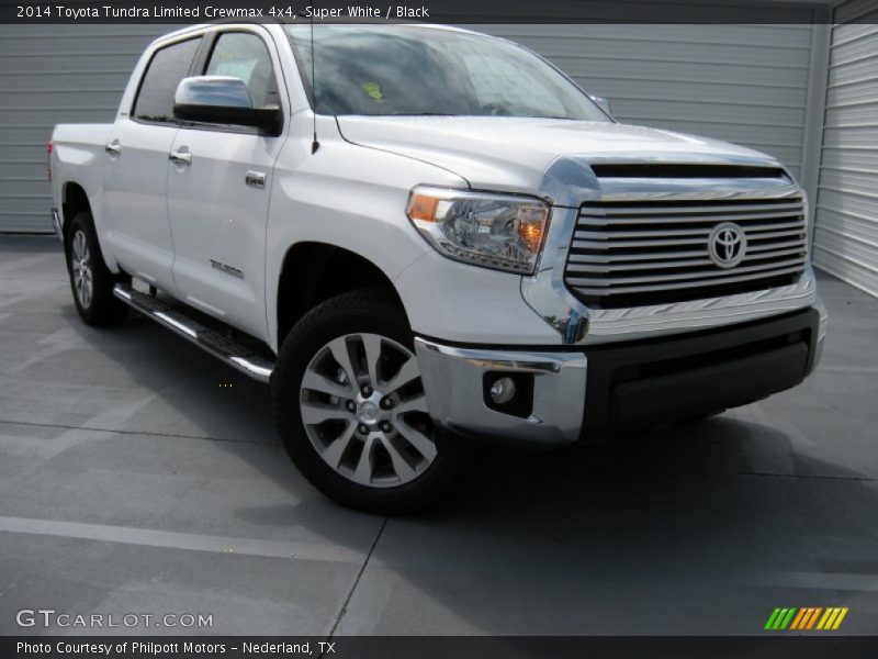 Super White / Black 2014 Toyota Tundra Limited Crewmax 4x4