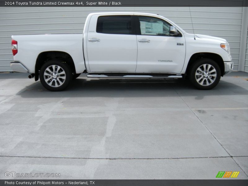 Super White / Black 2014 Toyota Tundra Limited Crewmax 4x4