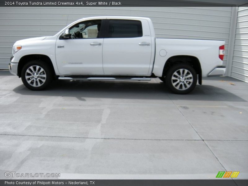 Super White / Black 2014 Toyota Tundra Limited Crewmax 4x4