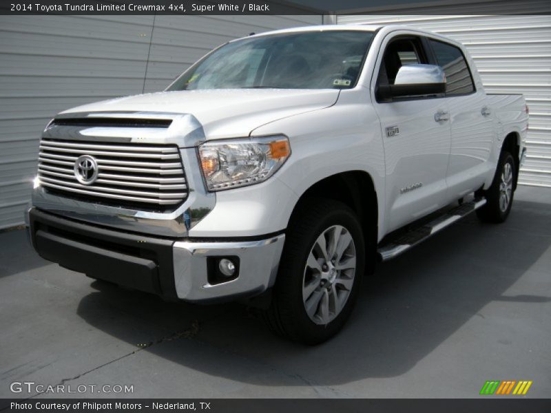 Super White / Black 2014 Toyota Tundra Limited Crewmax 4x4