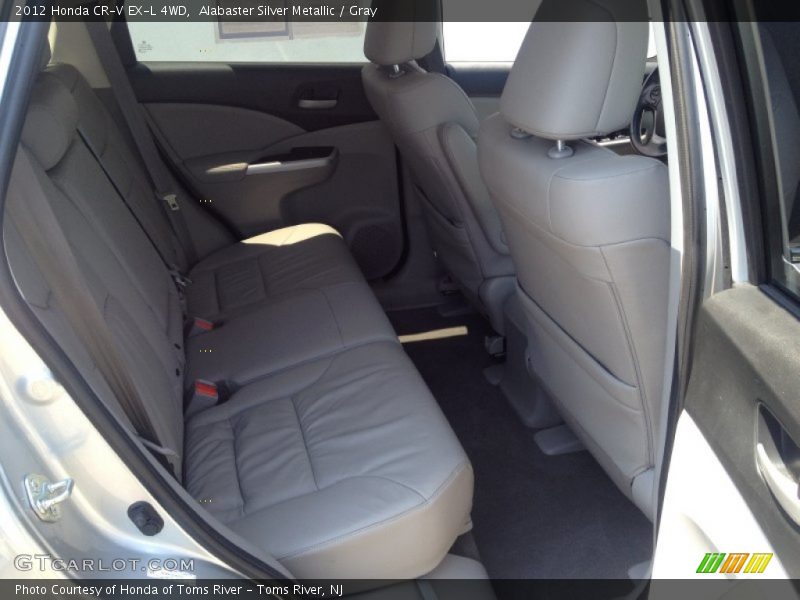 Alabaster Silver Metallic / Gray 2012 Honda CR-V EX-L 4WD