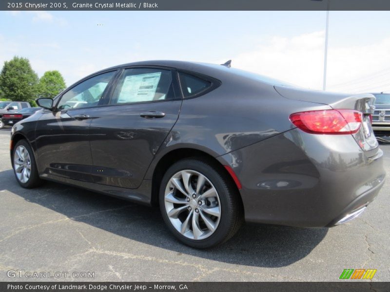 Granite Crystal Metallic / Black 2015 Chrysler 200 S