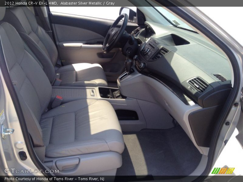 Alabaster Silver Metallic / Gray 2012 Honda CR-V EX-L 4WD