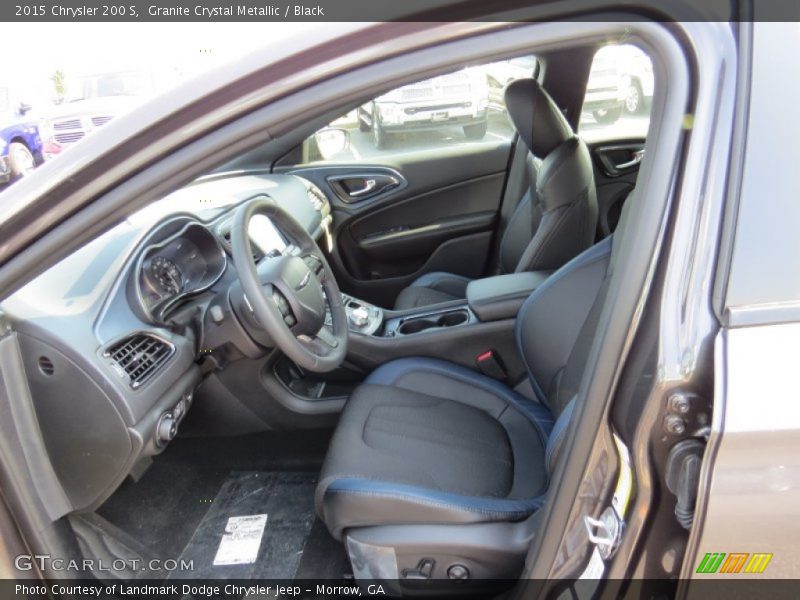 Granite Crystal Metallic / Black 2015 Chrysler 200 S