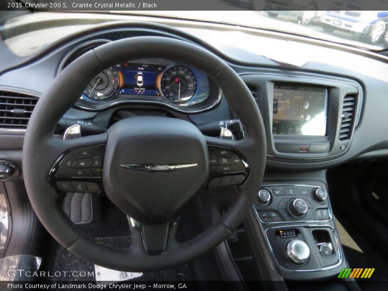Granite Crystal Metallic / Black 2015 Chrysler 200 S