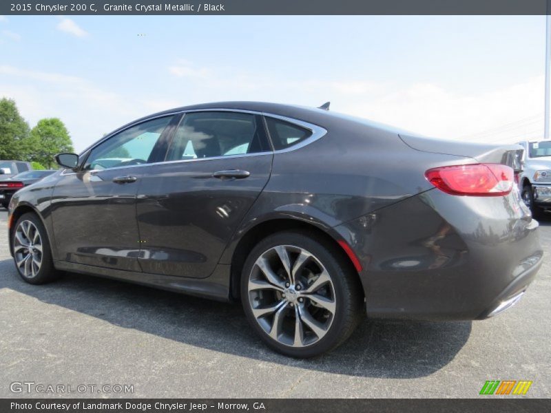 Granite Crystal Metallic / Black 2015 Chrysler 200 C