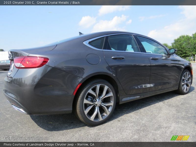 Granite Crystal Metallic / Black 2015 Chrysler 200 C