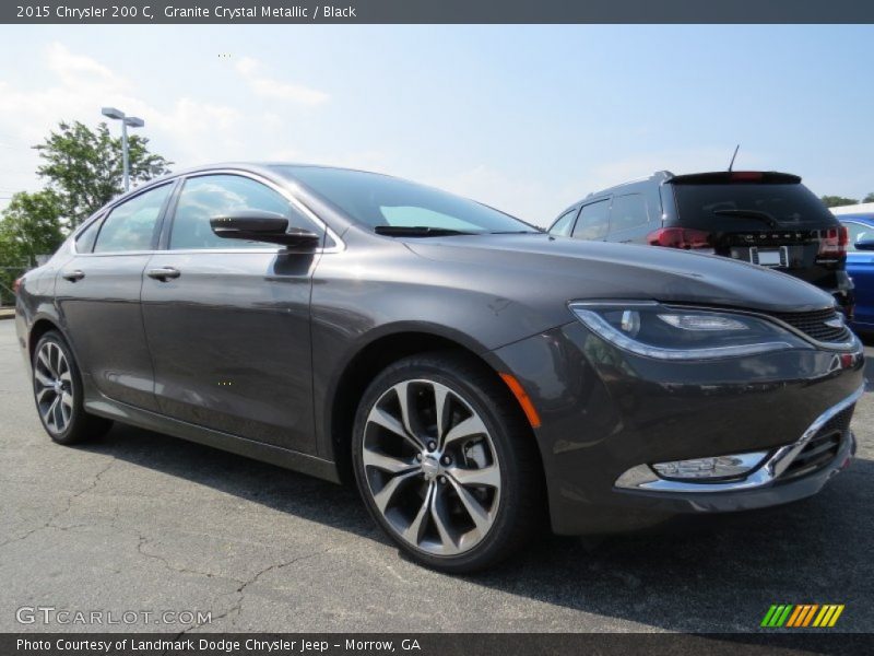 Granite Crystal Metallic / Black 2015 Chrysler 200 C