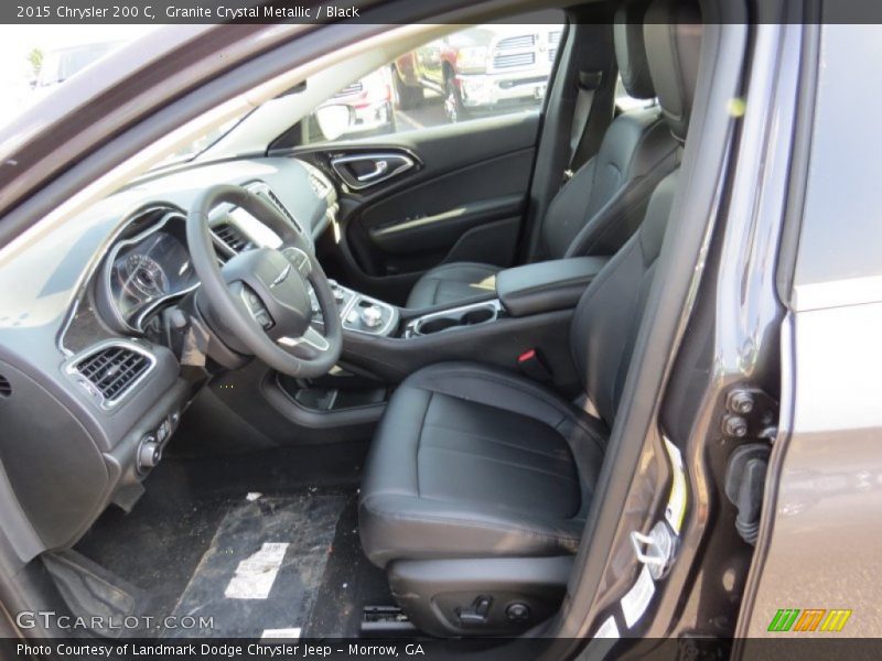 Granite Crystal Metallic / Black 2015 Chrysler 200 C
