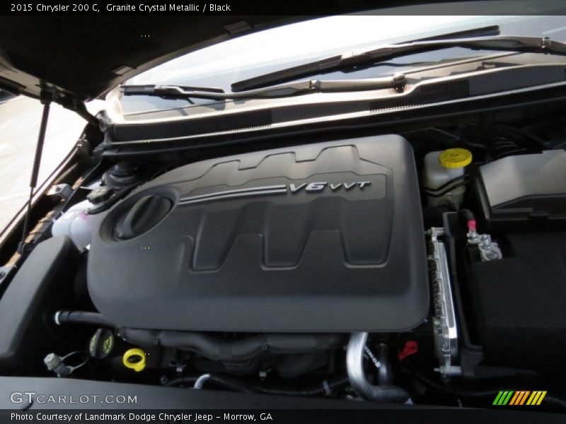 Granite Crystal Metallic / Black 2015 Chrysler 200 C