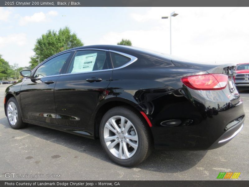 Black / Black 2015 Chrysler 200 Limited