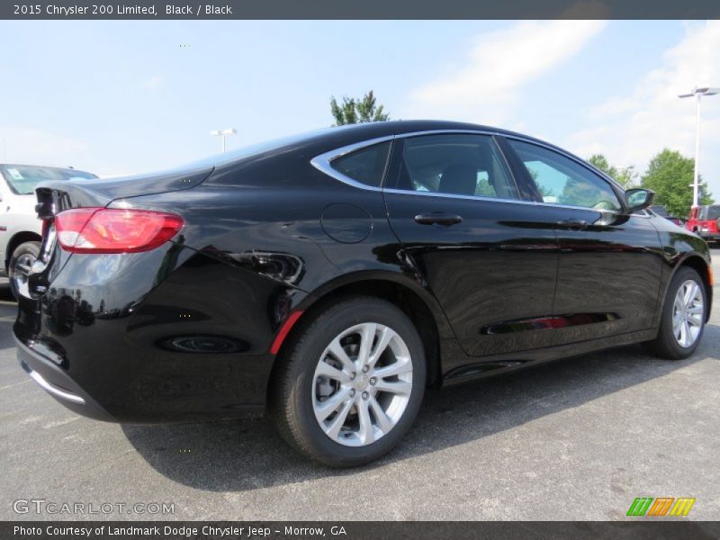 Black / Black 2015 Chrysler 200 Limited