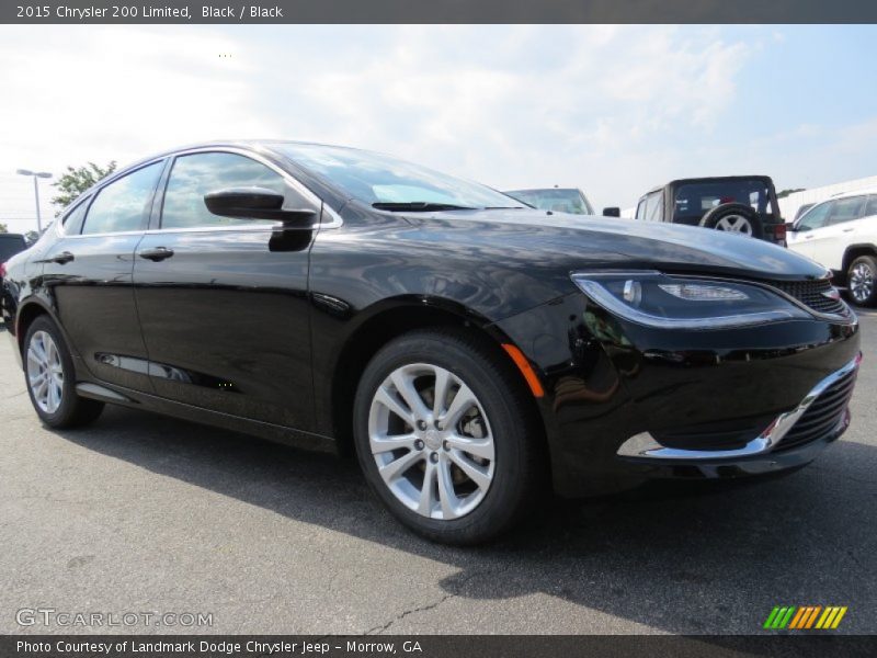 Black / Black 2015 Chrysler 200 Limited