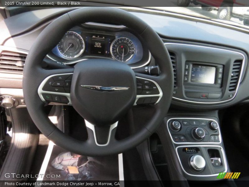 Black / Black 2015 Chrysler 200 Limited