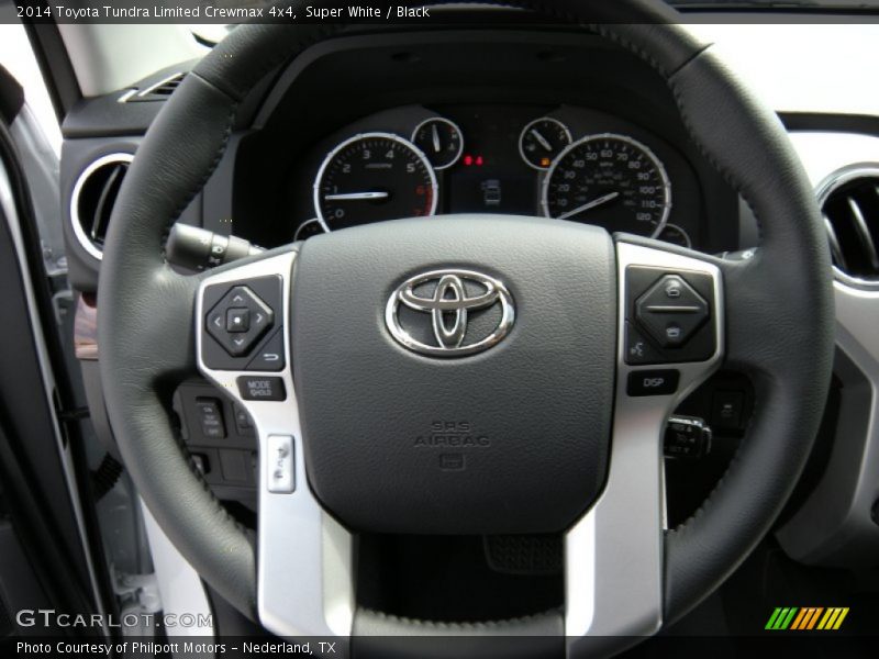 Super White / Black 2014 Toyota Tundra Limited Crewmax 4x4