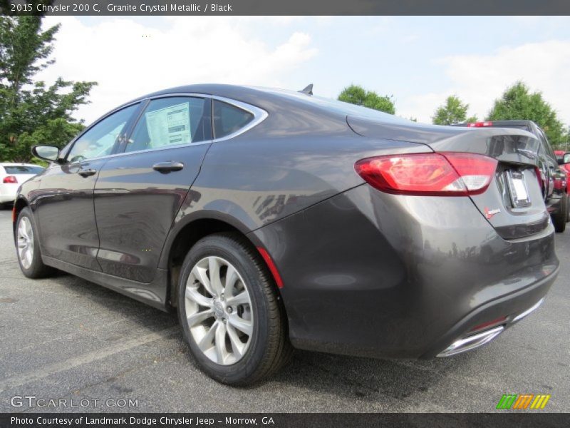 Granite Crystal Metallic / Black 2015 Chrysler 200 C