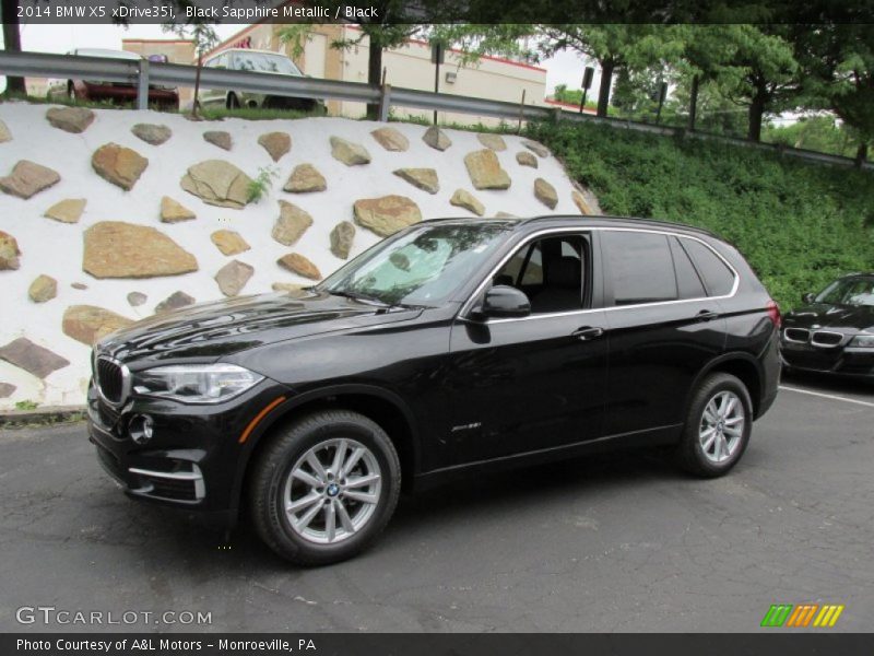 Black Sapphire Metallic / Black 2014 BMW X5 xDrive35i