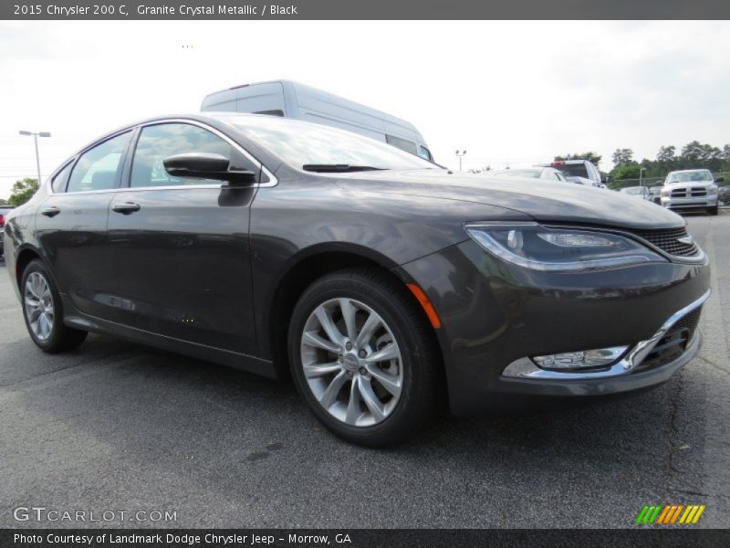Granite Crystal Metallic / Black 2015 Chrysler 200 C