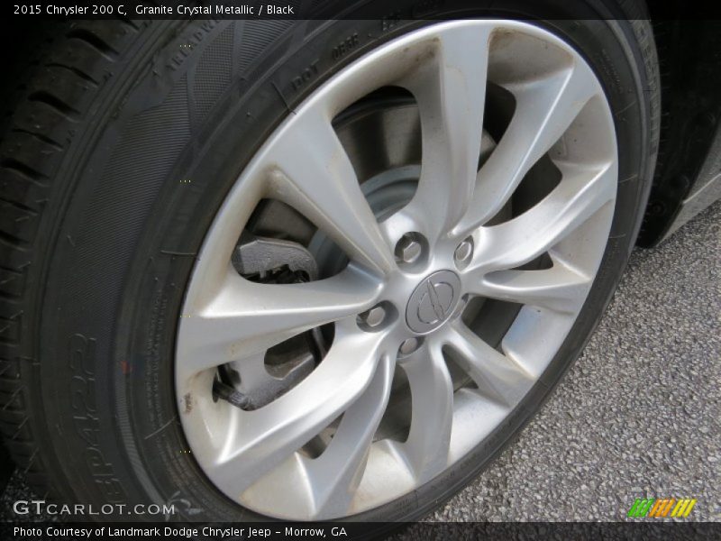 Granite Crystal Metallic / Black 2015 Chrysler 200 C