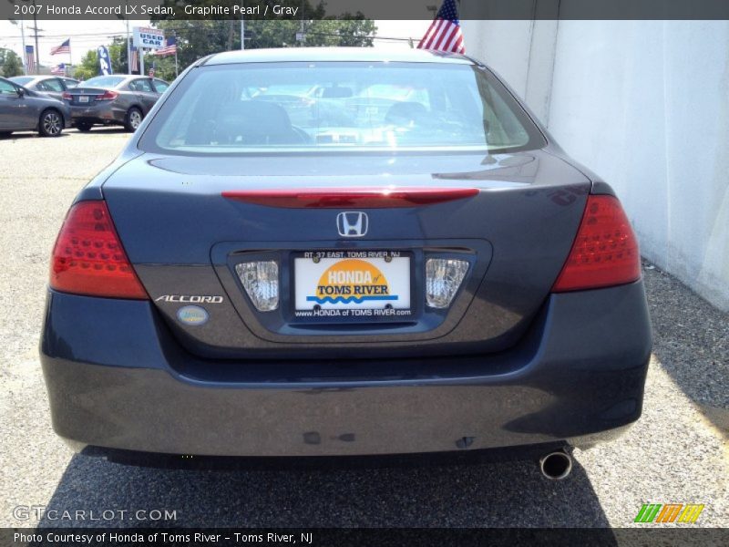 Graphite Pearl / Gray 2007 Honda Accord LX Sedan