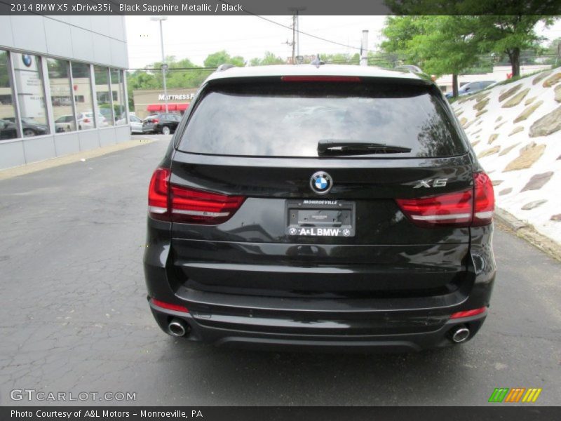 Black Sapphire Metallic / Black 2014 BMW X5 xDrive35i
